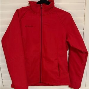 Columbia Vibrant Red Softshell Jacket